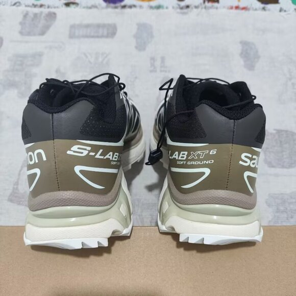 Salomon S-LAB XT6 Black Gray Beige Technical Sneaker main image 6